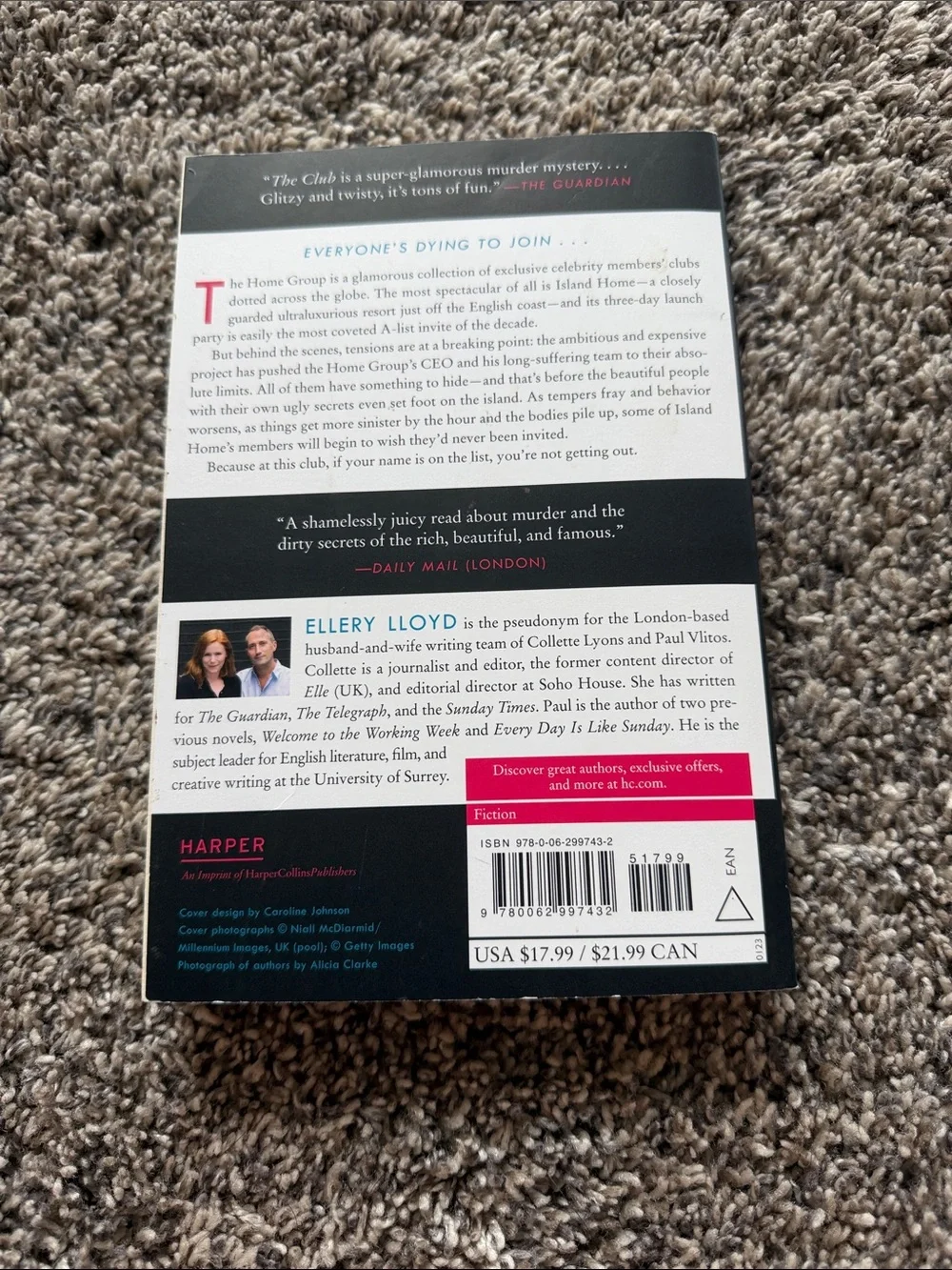 The Club by Ellery Lloyd Book